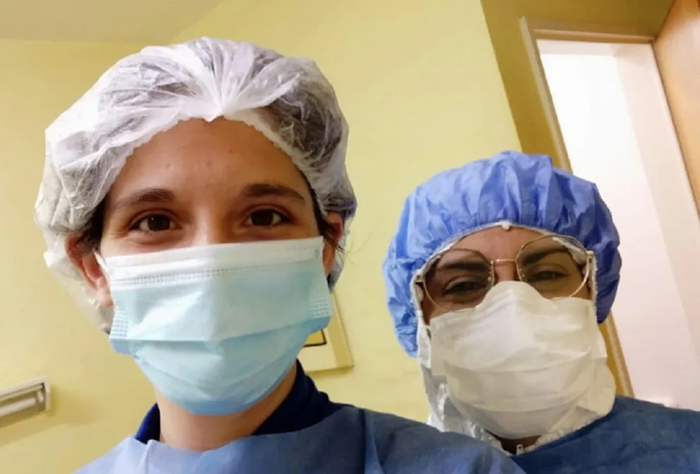 Diputada rionegrina se incorporó como refuerzo en un hospital