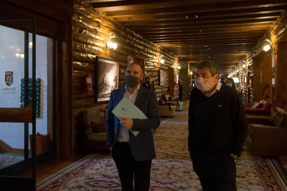 Guzman y Salvarezza enbezaron una reunión con empresarios