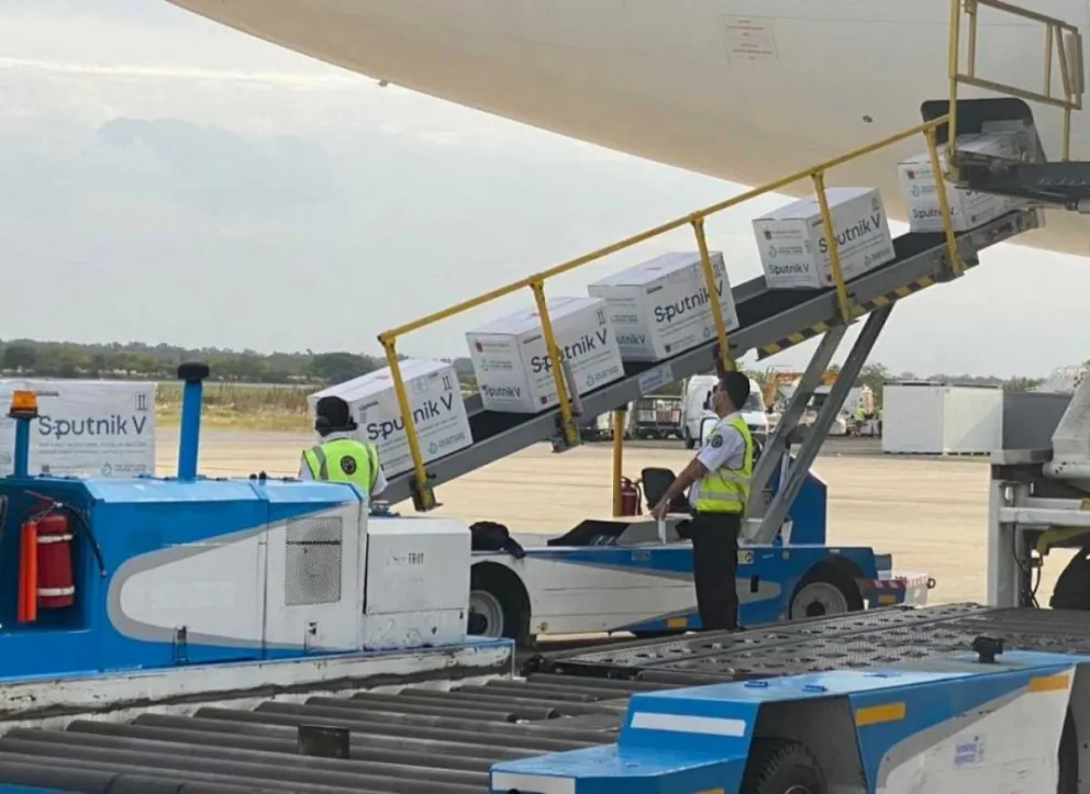 Llegaron más de un millón de dosis del componente 1 de Sputnik V