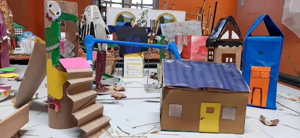 La Escuela n° 343 realizó un trabajo inspirado en los barrios que la rodean