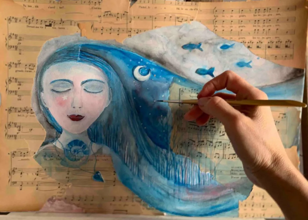 Imperdible taller de acuarela y collage