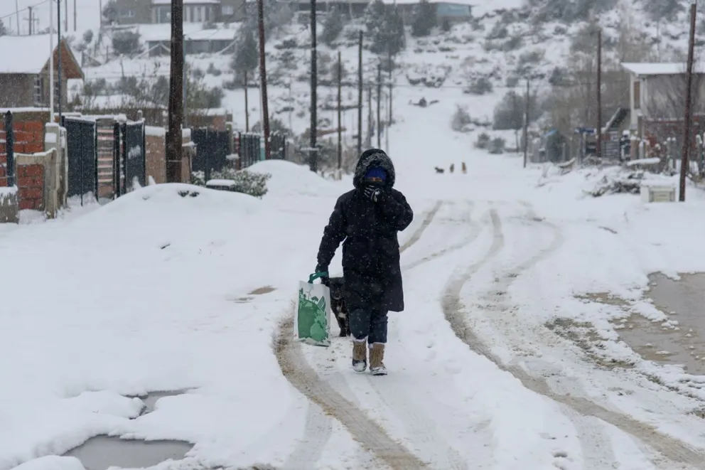 Alerta amarilla por nevadas en la región