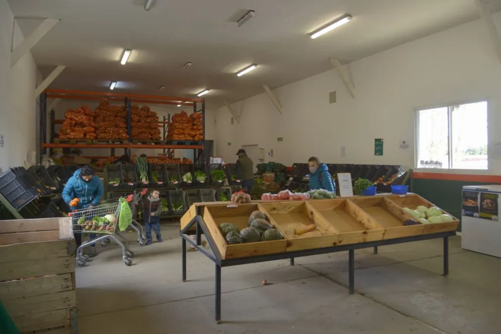 El Mercado Comunitario comenzó a funcionar en la calle Vereerbrugghen en 2017. Foto: Marcelo Martínez.